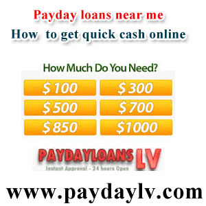 Payday Loans Near Me Las Vegas