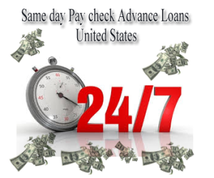 Same day Pay check Advance Loans USA