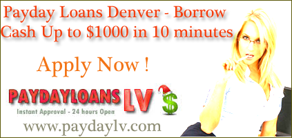 Payday Loans Denver - Borrow Cash Up to $1000 in 10 minutes