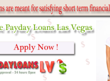 Payday loans are meant for satisfying short term financial difficulties