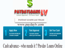 Cash advance - who needs it-Payday Loans Online