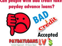 Can people with bad credit take payday advance loans
