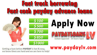 Fast track borrowing – Fast cash payday advance loans