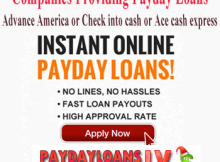 Advance America or Check into cash or Ace cash express Loans
