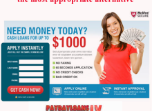 Payday loans appear as one of the most appropriate alternative